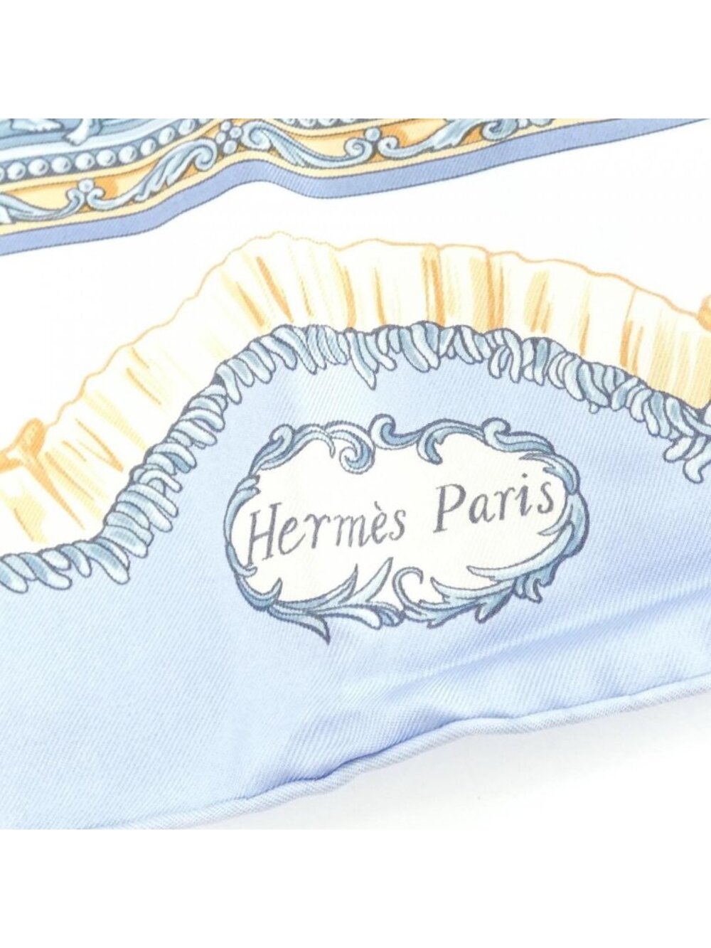 Hermes Traineaux Et Glissades Carre Scarf - Picture 2 of 5